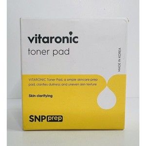 SNP Prep Vitaronic Toner Pad Nourishes Moisturize All Skin Types EXP 06/23 New